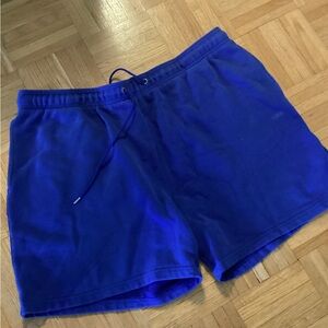 Cotton Vibrant Blue Casual Shorts (2 for 15$ item)